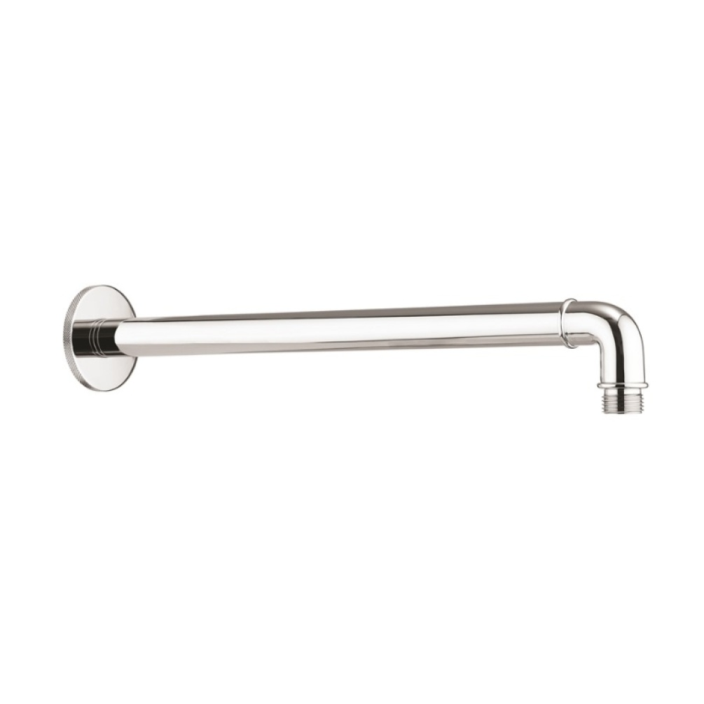 Product Cut out image of the Crosswater MPRO Industrial Chrome Wall Mounted Shower Arm